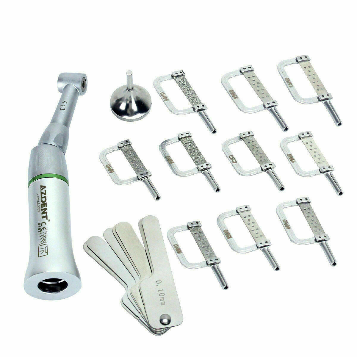 4:1 Reduction Interproximal Stripping Handpiece Sets Dental Fits ISO E Type CA