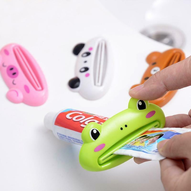 Kitchen Accessories Bathroom Multi-function Tool Cartoon Toothpaste Squeezer Kit
