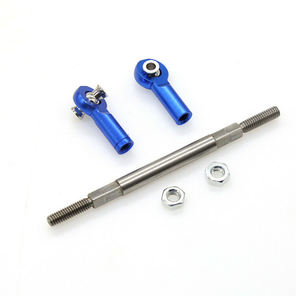 2x 1:7 Stainless Steel Front Steering Rod for Unlimited Desert Racer UDR RC