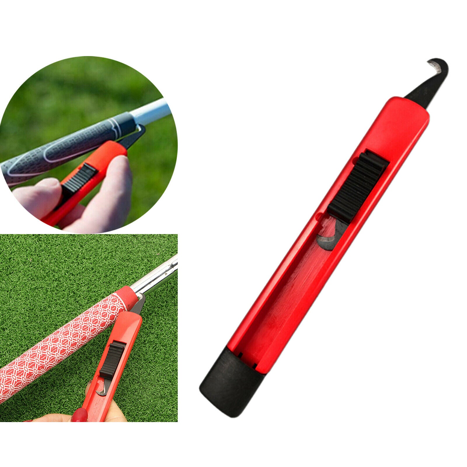 Golf Grip Hook Blade w/ Comfortable Grip Clubs Remover Regrip Tool Kits