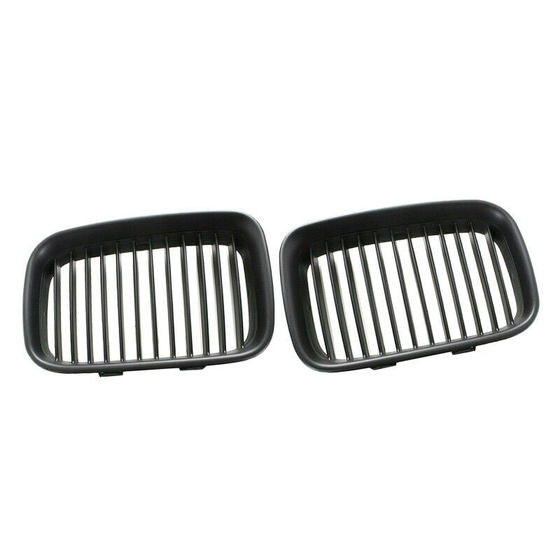 2x Front Kidney Sport Hood Grille Grill fit for BMW E36 3 Series 1992-1996 Black