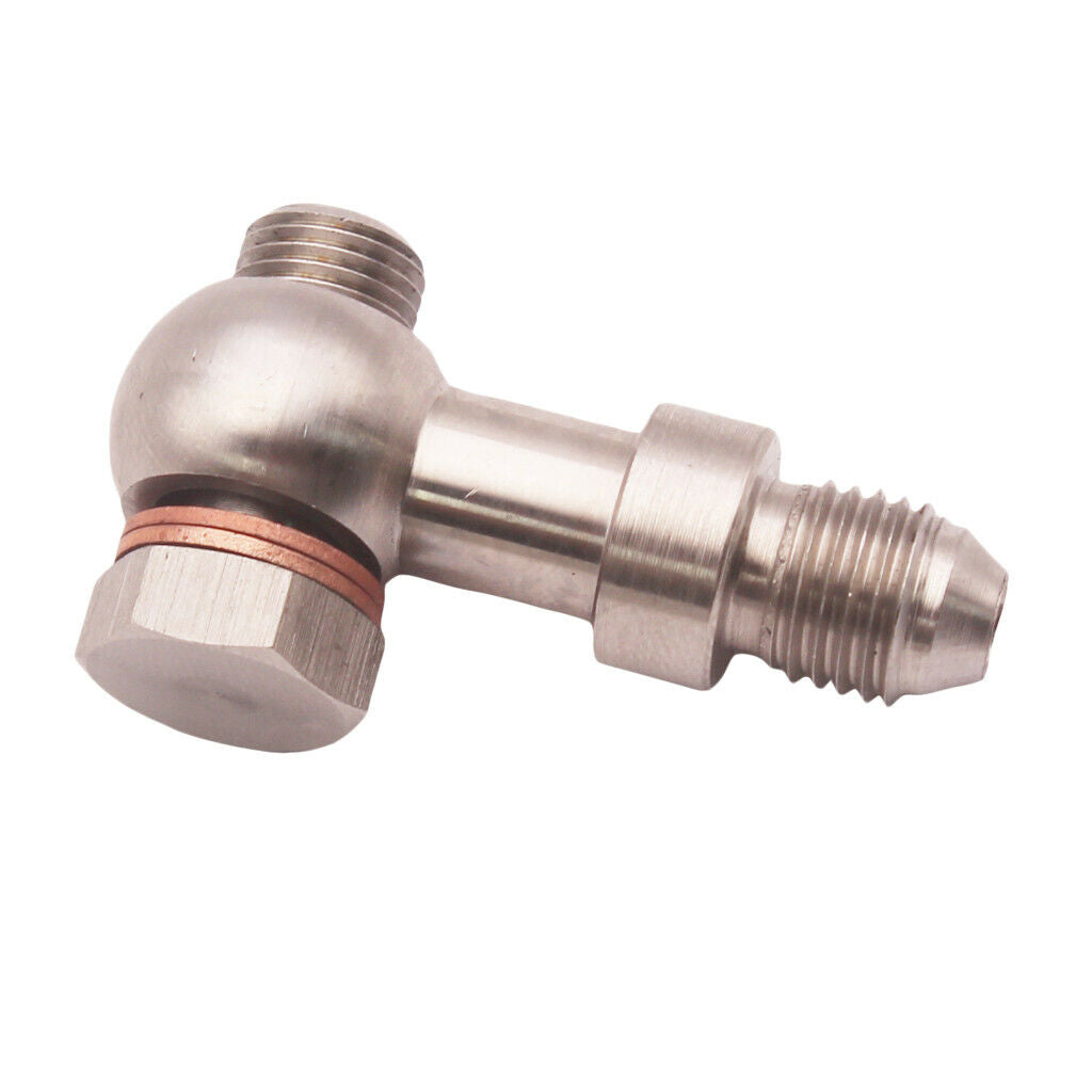 M10x1.0 4AN Turbo Aluminium Alloy Oil Feed Banjo  Kit 1.5mm Restrictor