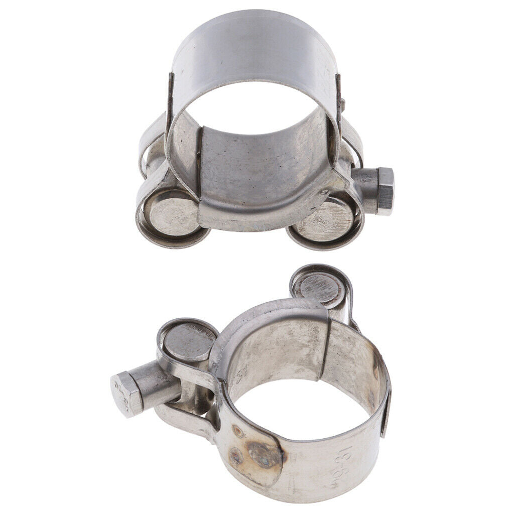 Stainless Steel Exhaust Band Clamp for Exhaust Pipe 29-31mm & 26-28mm