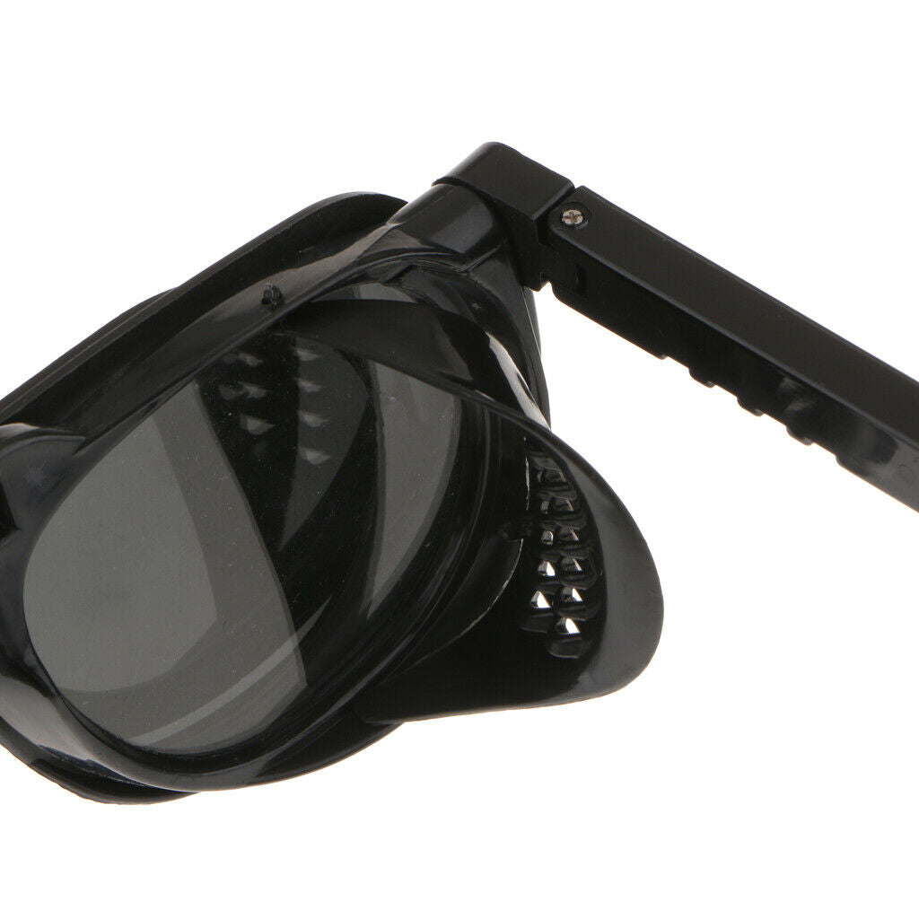 Welder Glasses Dual Lens Cutting Anti-Glare Scratch Resistant Black Lens