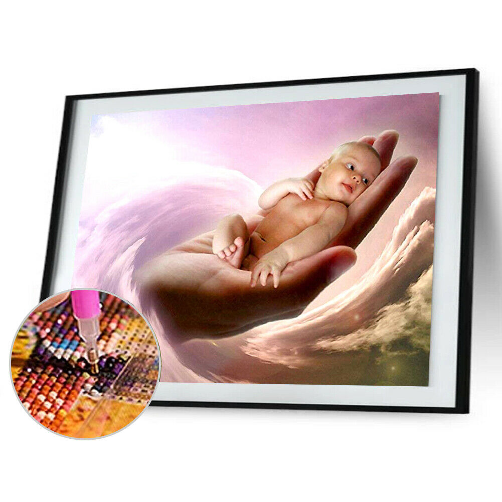 5D DIY Full Drill Diamond Painting Mom Kids Embroidery (Mothers Day-WLL527) @