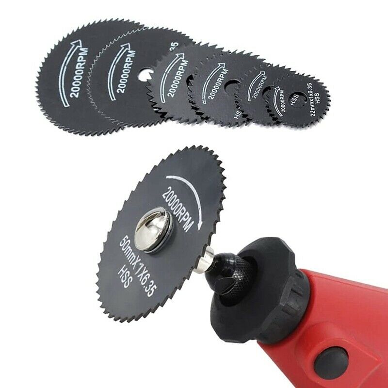 16Pcs Circular Saw Blades HSS Saw Disc Wheel Cutting Blades Mini Wood Cutting T6