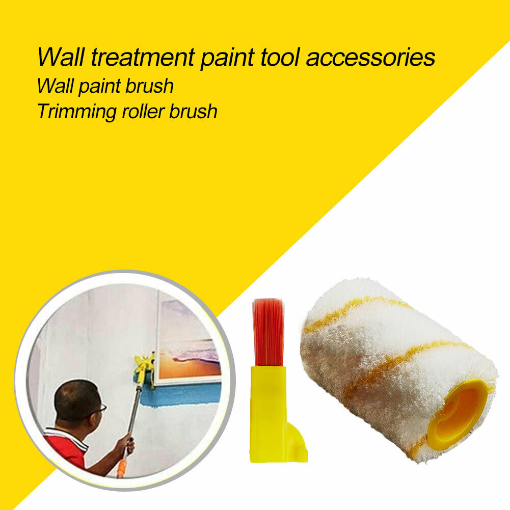 Clean-Cut Paint Edger Roller Brush Wall Ceiling Door Painting Roller Brush