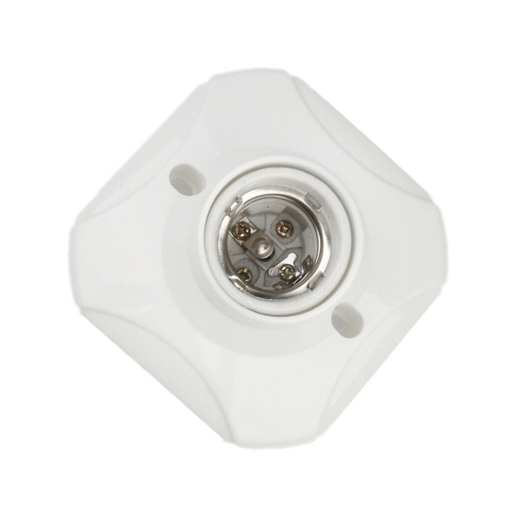 Screw Ceramic Bulb Holder E27 Porcelain Heat Lamp Socket AC 220V-250V, Size