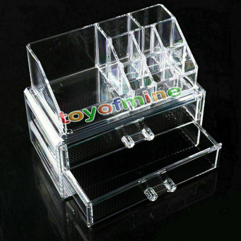 Make Up 3 Case Boxes For Storage Cosmetic Jewellery Drawers hot