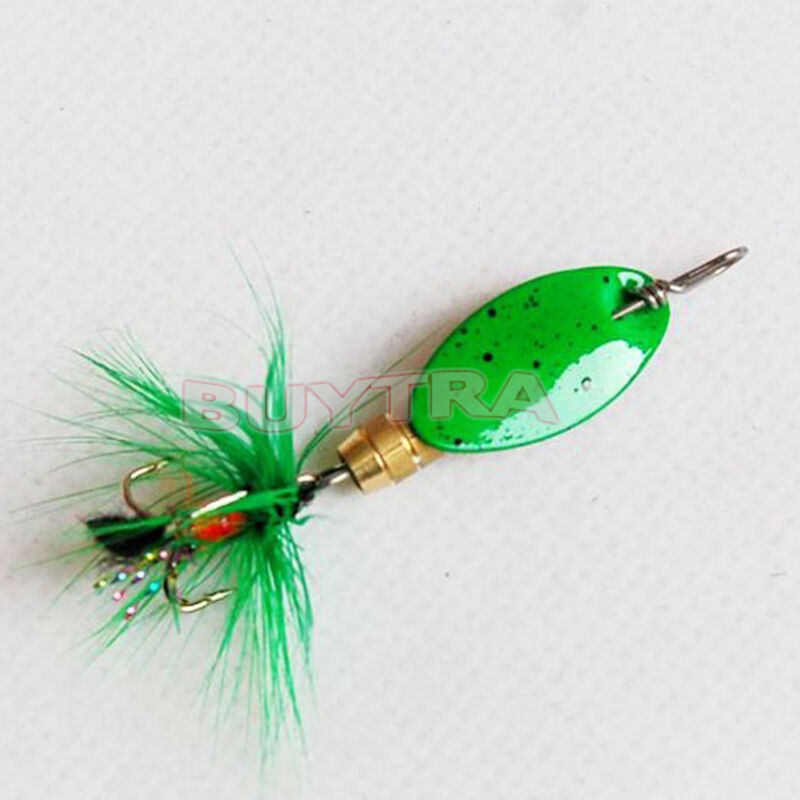 Lot 4pcs Fishing Spinner Spoon Baits Lures Fishing Swim Bait Lure Crankt2*NE XC