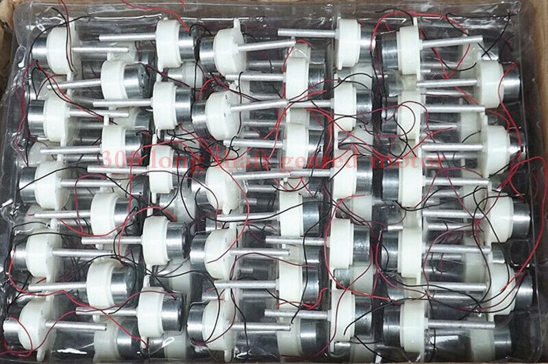 DC 12V 300long-axis gear motor small positive and negative slow-rotating motor