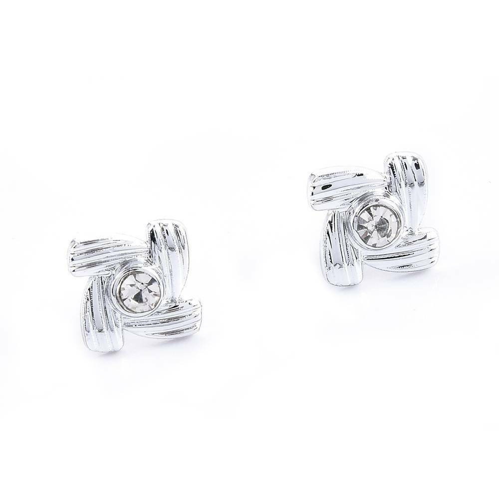 36Pairs Rhinestone Crystal Heart Star Earrings Set Ear Stud Women Jewelry Gift