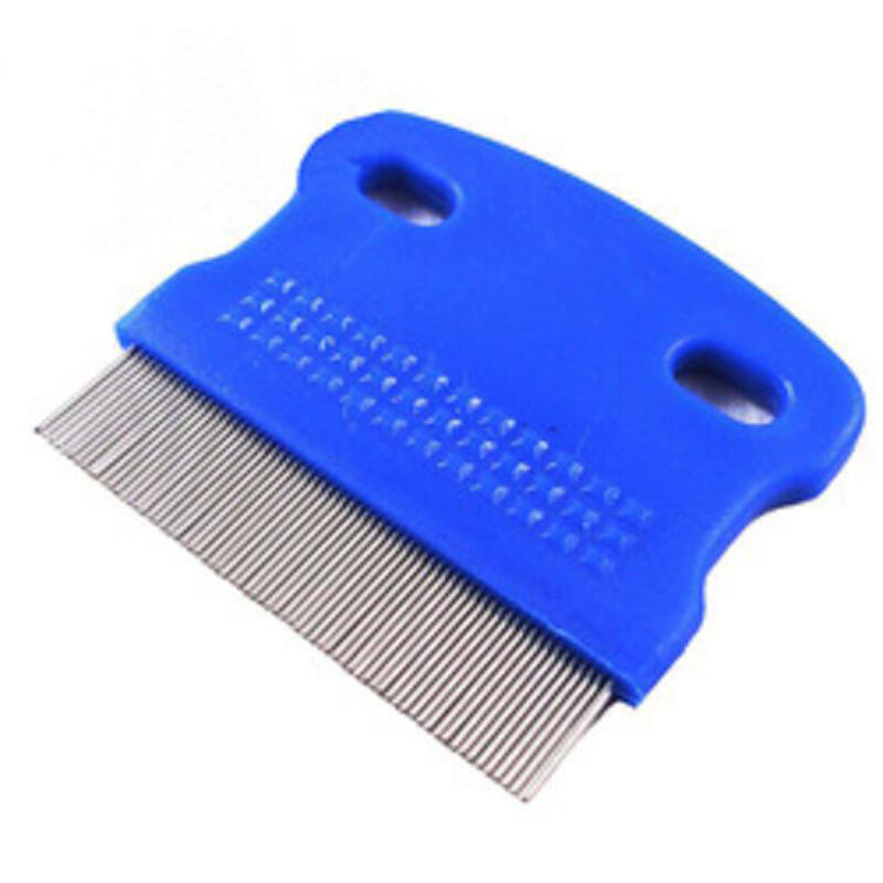 Hair Lice Nit Pets Flea Egg Dirt Dust Remover Steel Tooth Comb Health Brus.l8