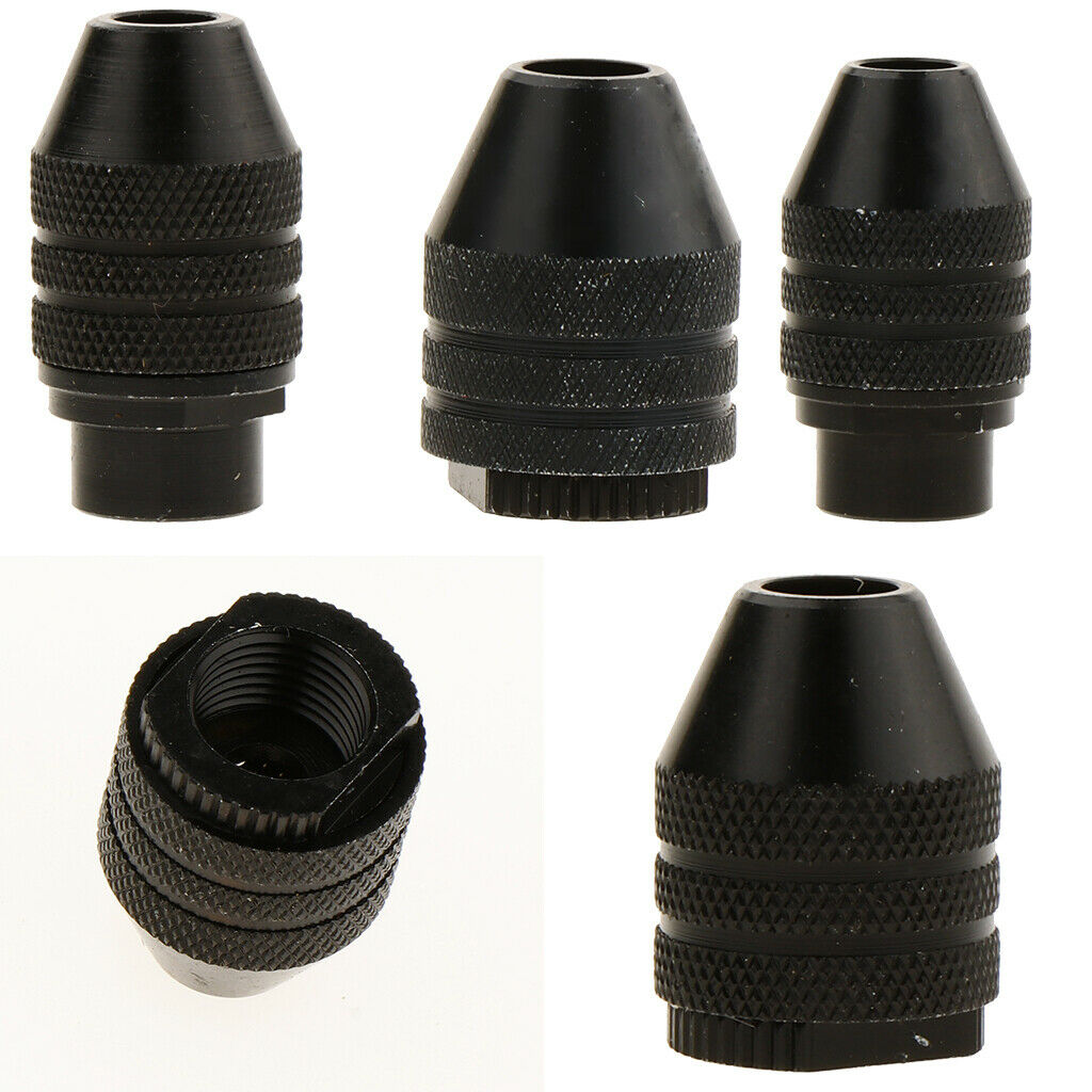 Steel Electric Motor Shaft  Chuck Fixture Clamp 0.3 3.2mm Drill Bit