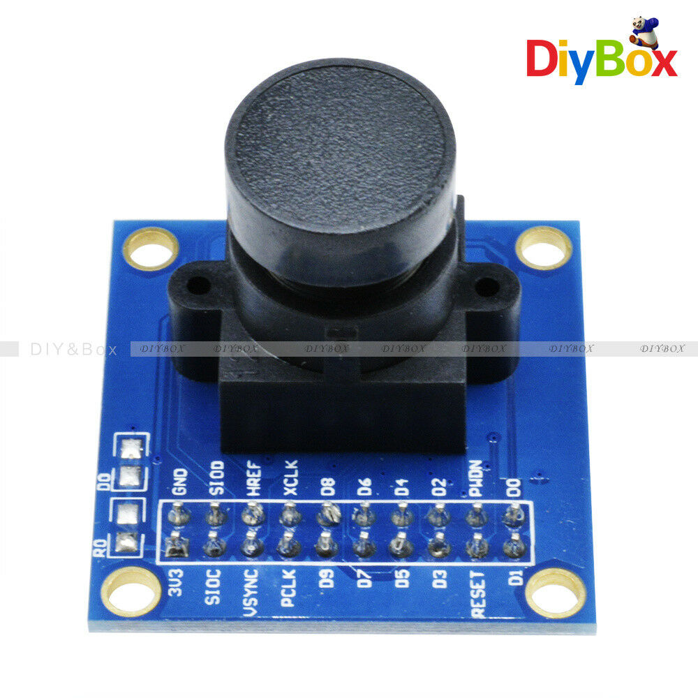 Top OV7725 Camera Module 640x480 Display Active Compatible SCCB I2C IIC