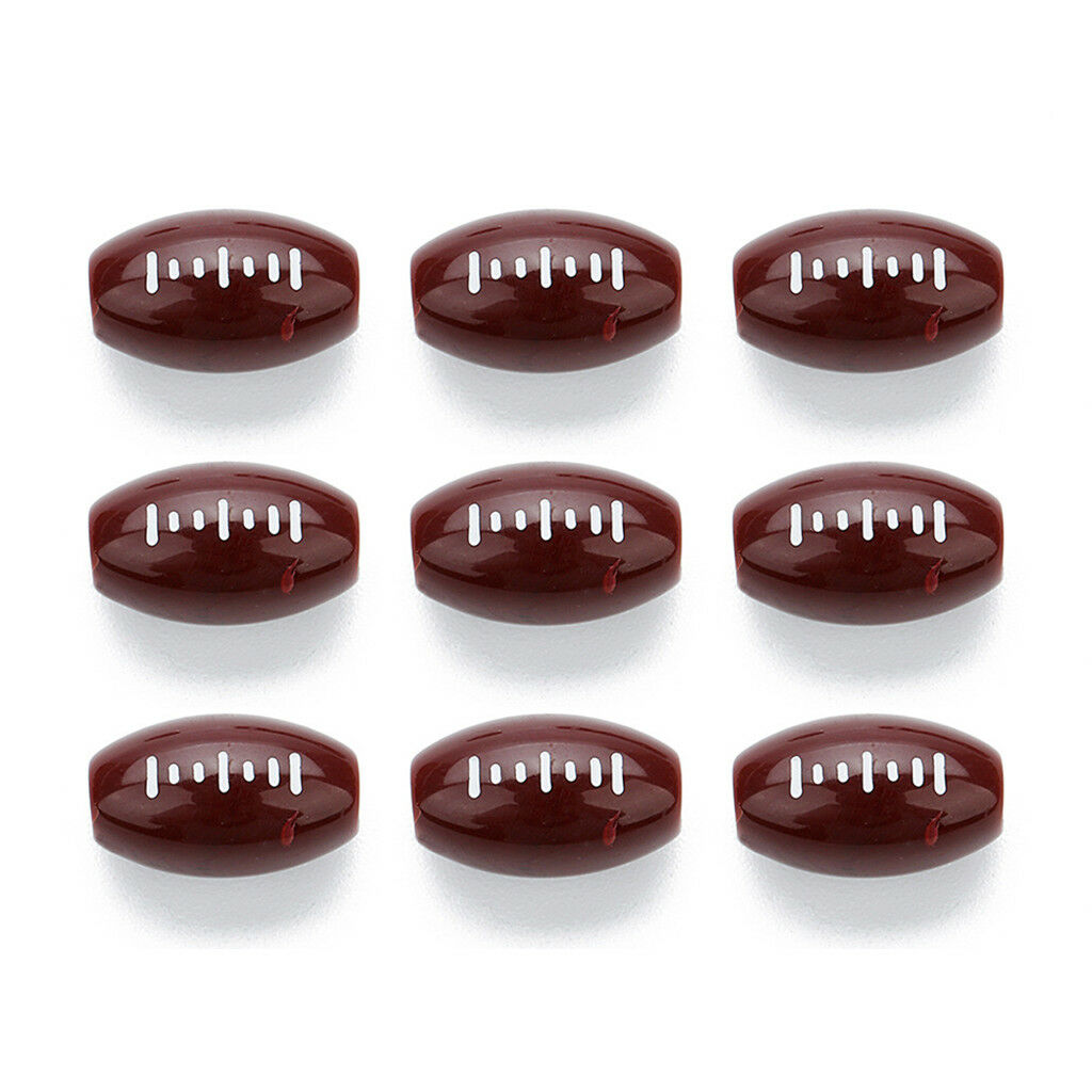 50pcs Rugby Spacer Loose Beads Charm Fit European Bracelet Jewelry Making