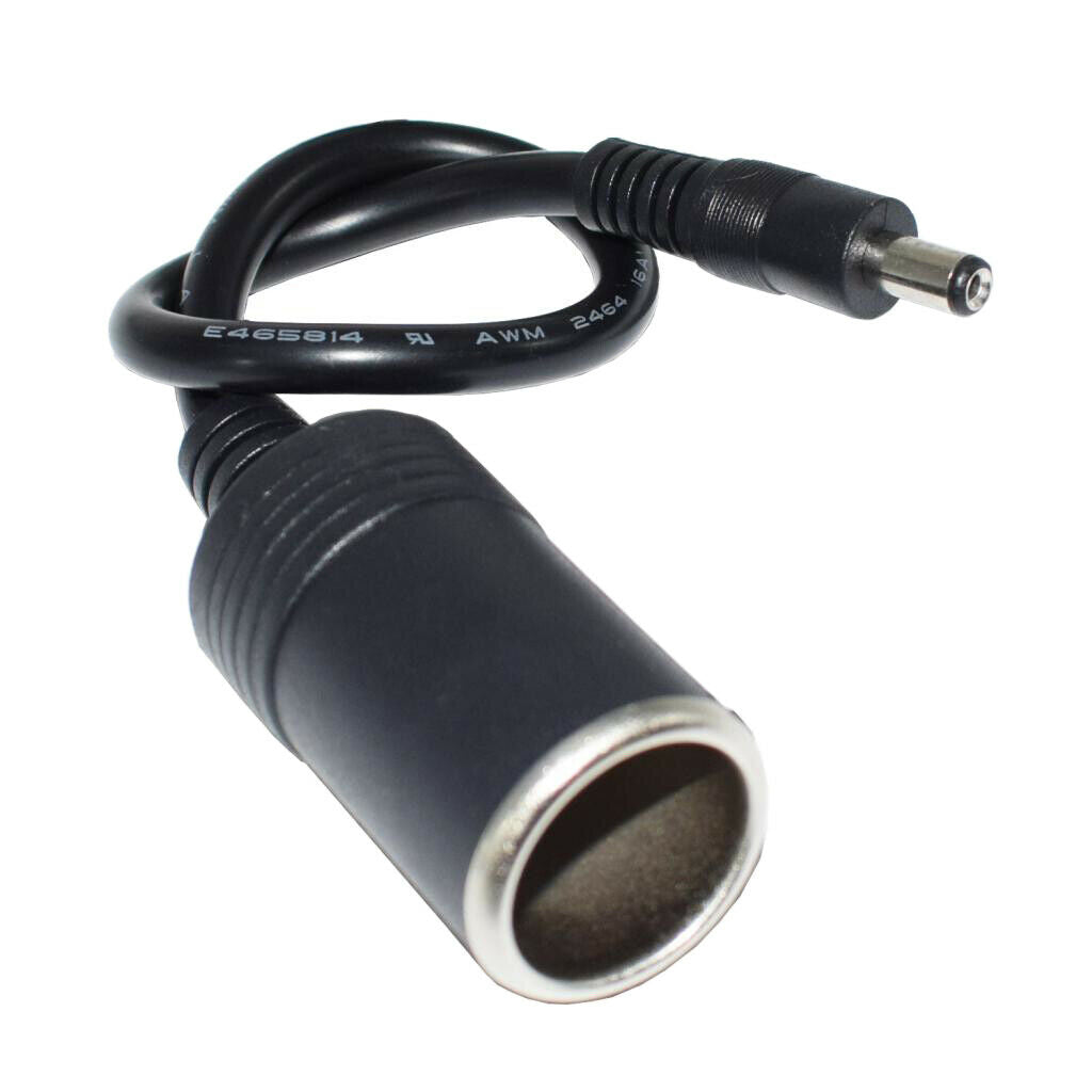 2x DC 5.5mm cigarette lighter adapter for 12V car battery booster mini