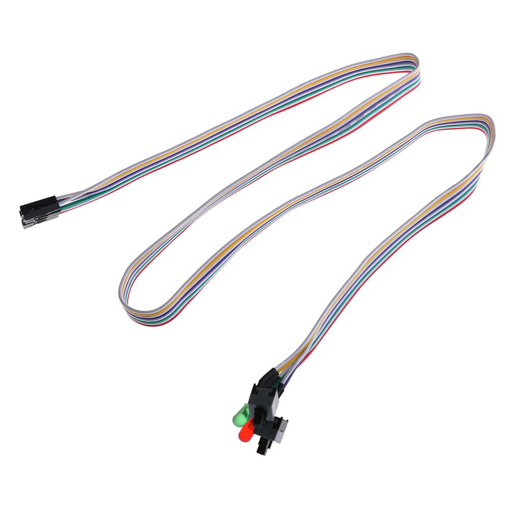 2pcs 65cm Long Power Button Switch Cable for PC Reset Compute.l8