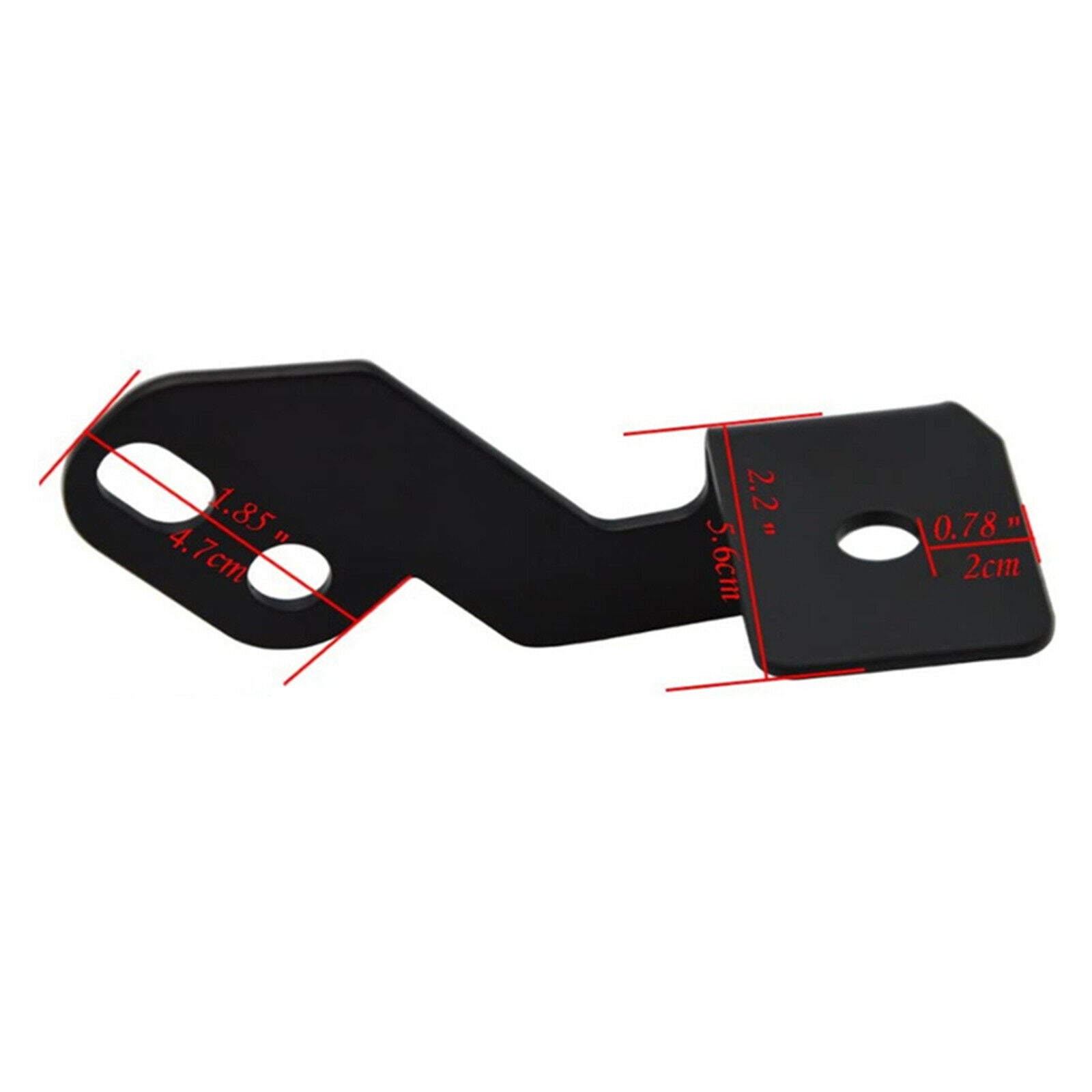 1 Pair Side Pillar Mounting Brackets, LED Light Pod Metal Brackets For