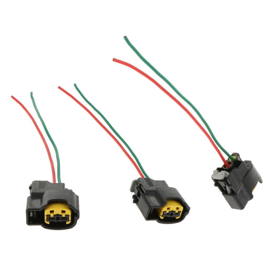 3pcs Ignition Coil Connector Pigtail Plug Harness 2 way