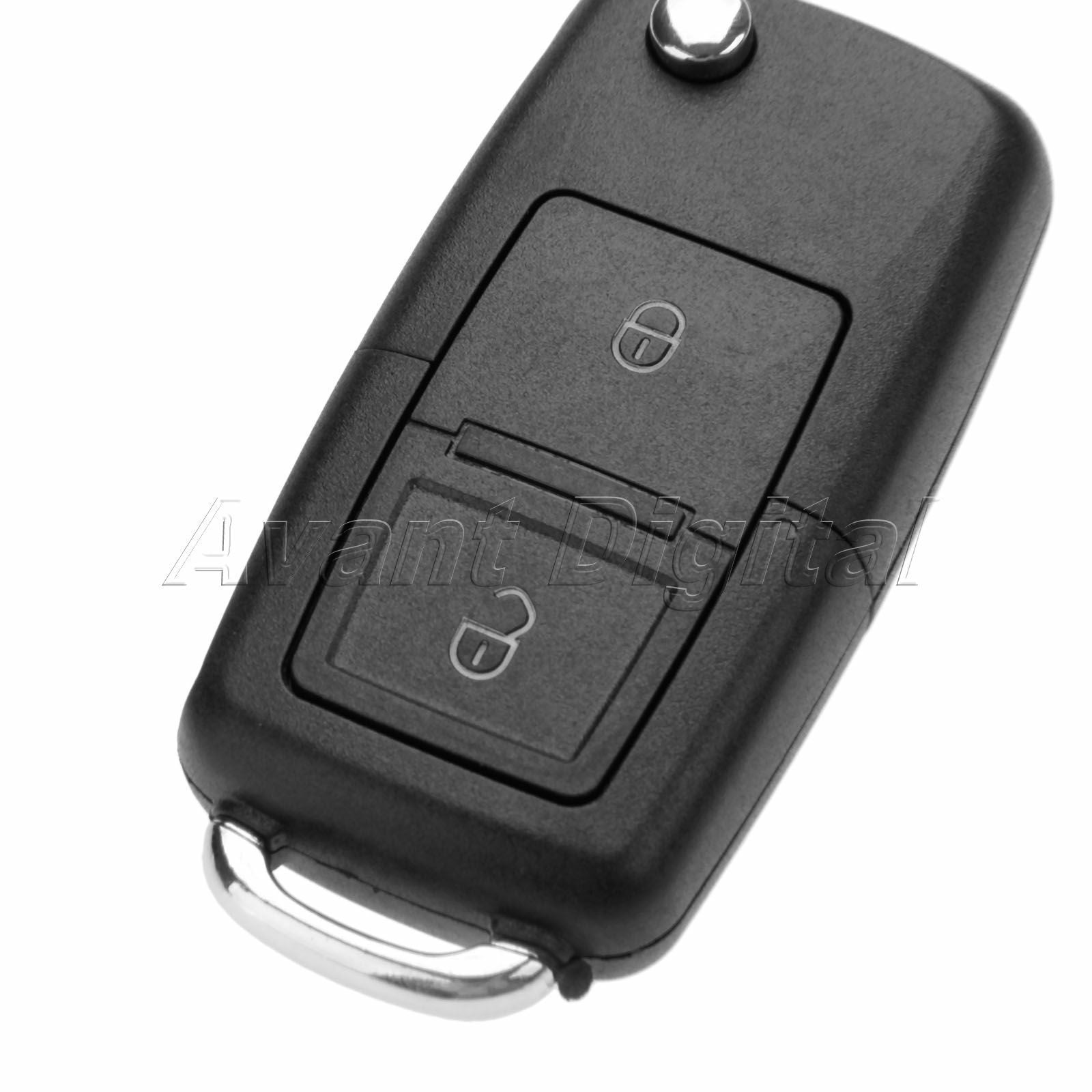 1Pc Remote Key Fob 2 Buttons ID48 Chip 1J0959753CT Fit For 1999-2005  Golf MK4