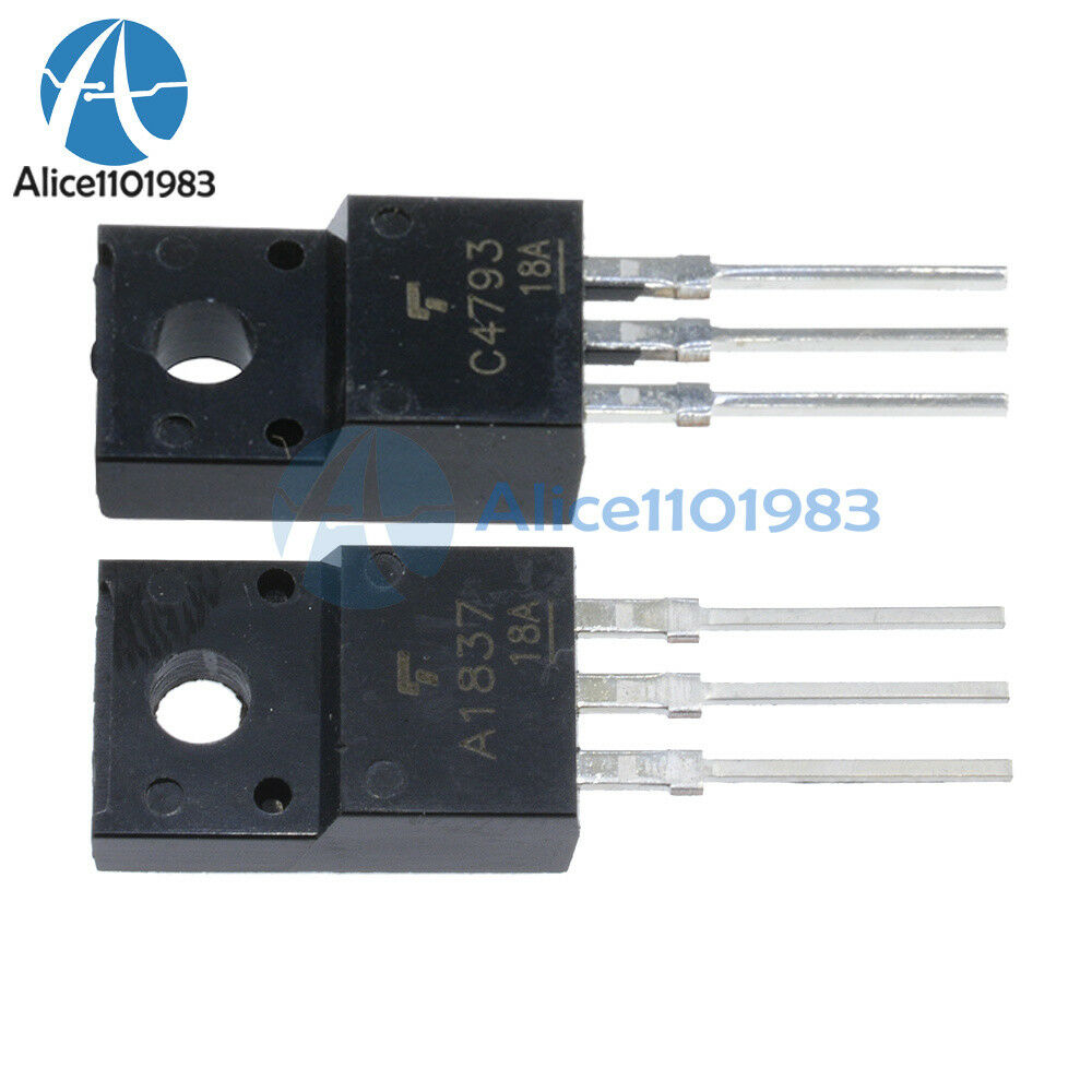5Pairs/10PCS 2SA1837 + 2SC4793 A1837 C4793 Transistor IC