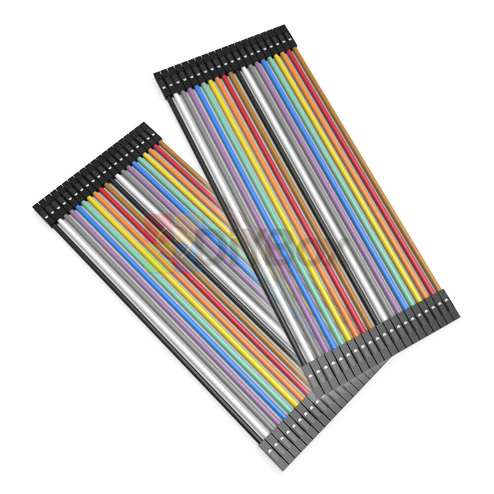 400PCS Dupont Wire Female to Female 1p-1p pin Connector Cable 2.54mm For Arduino