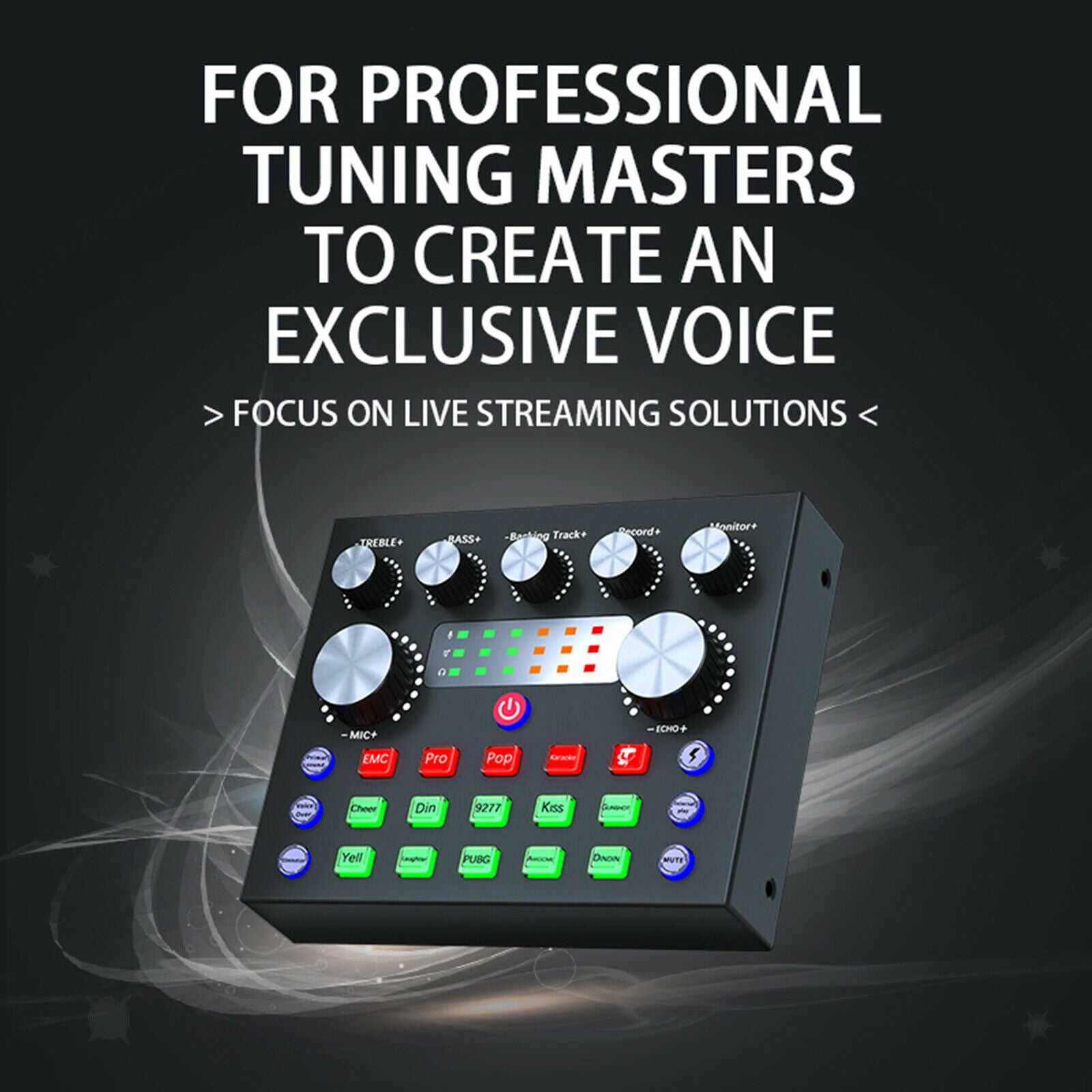 BM800 Sound Card Voice Changer with Effects for Karaoke Singing 800mAh