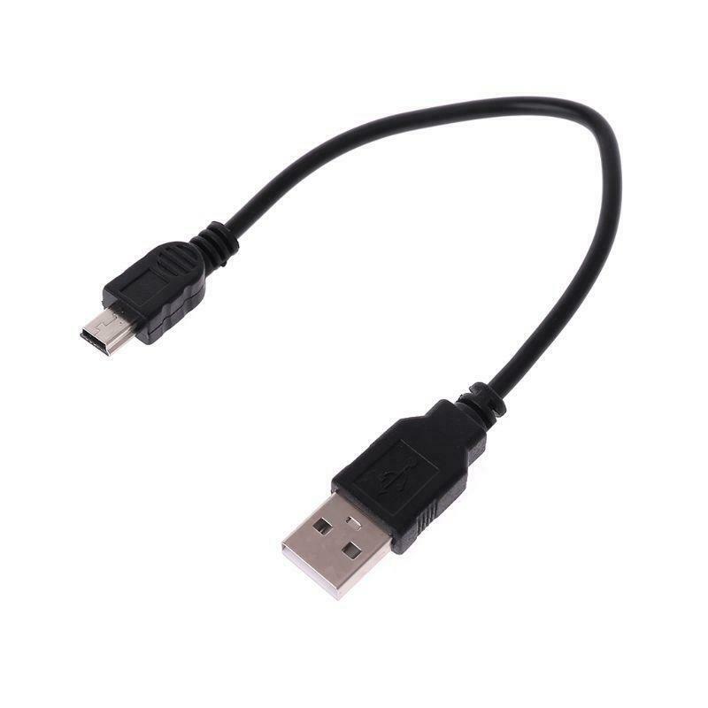Short USB 2.0 A Male to Mini 5 Pin B Data Charging Cable Cord wire Adapter