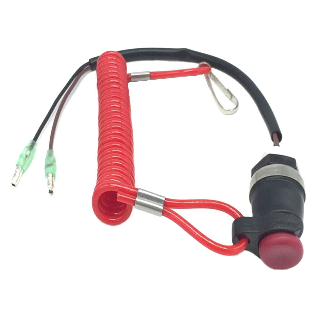 New Outboard Engine Kill Stop Switch Safety Tether Cord Lanyard for Tohatsu