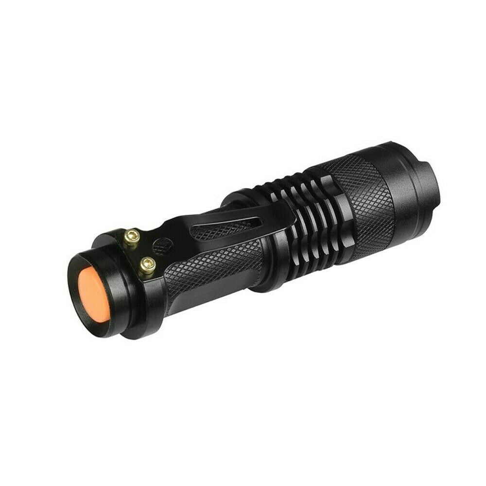 8000LM Portable LED Flashlight Q5+COB Zoomable Torch Mini Pocket Light 4 Mode zj