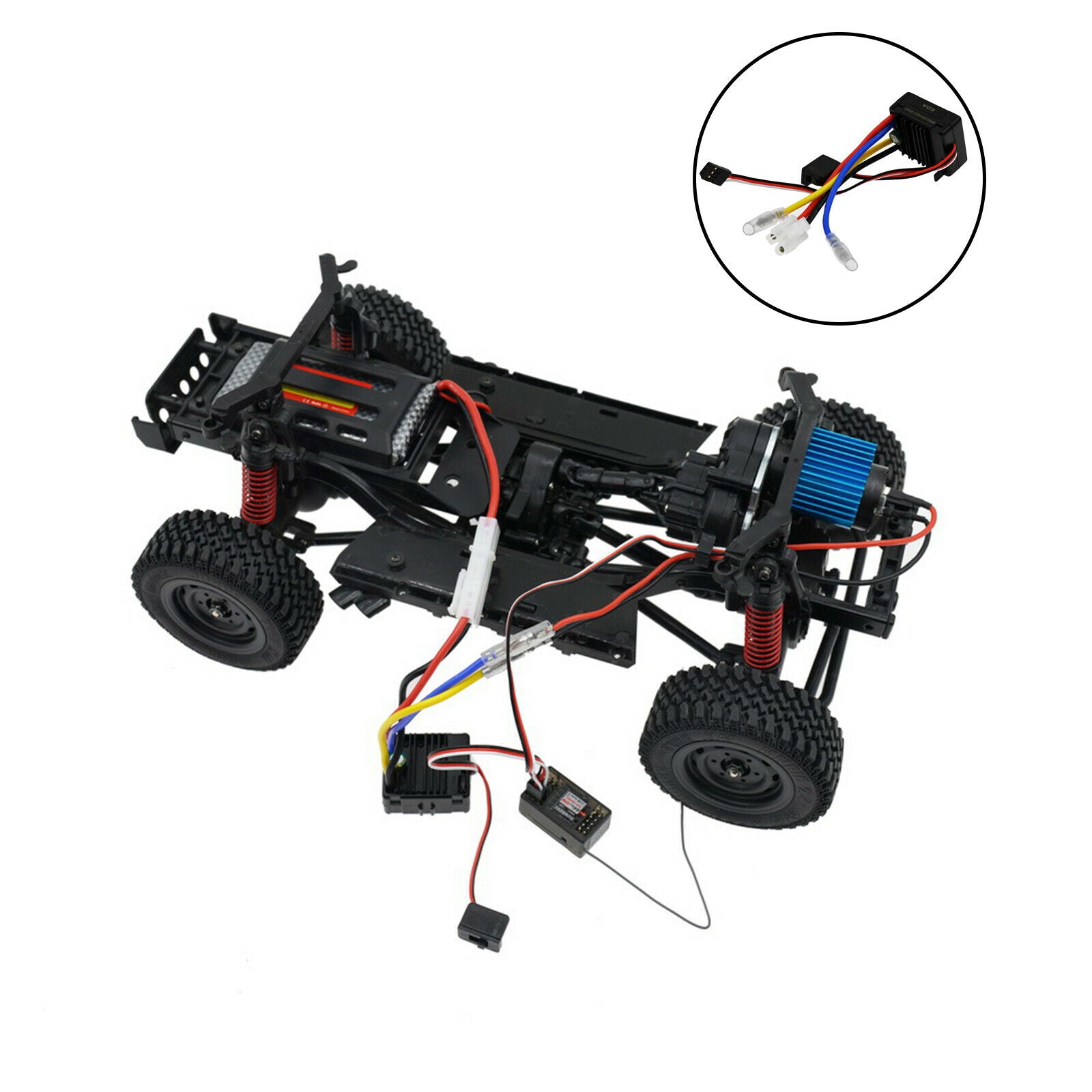 1pc 60A Brush ESC Speed Controller for MN86K MN86 MN896S Car Vehicle Parts