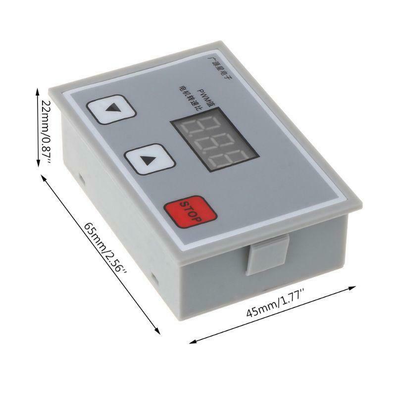 Digital Display 0~100% adjustable DC 12V 24V 5A 120W PWM Motor Speed Controller