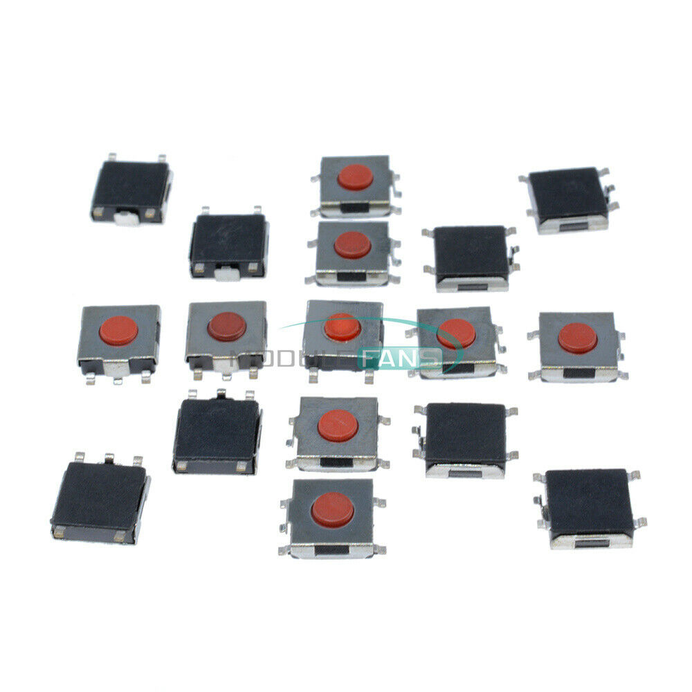 20PCS 4-Pin 6*6*2.5mm Tactile Push Button Switch Tact Switch Micro Switch  SMD
