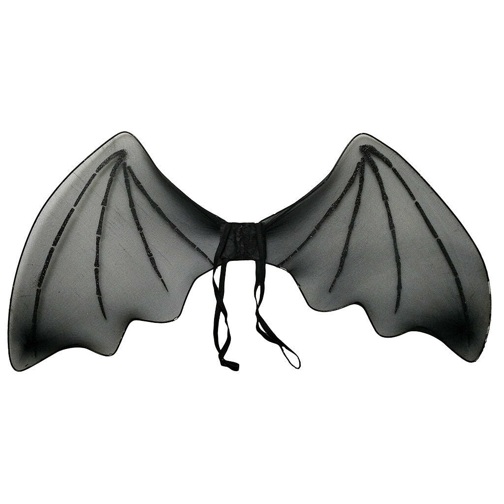 Halloween Kids Black Bat   Fairy   Birthday Fancy Dress Accessory