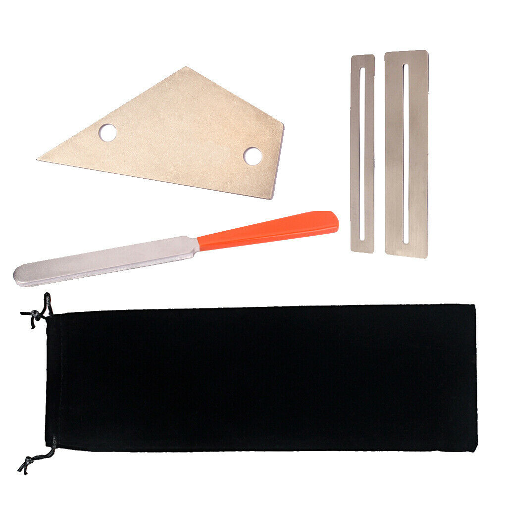 Guitar Luthier Tool Guitars Fret File+Fret Rocker Level+Fret Protector