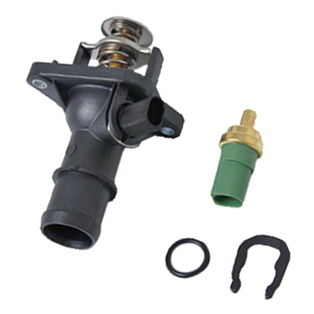Hatchback Thermostat & Water Temperature Sensor 06A12114 for Volkswagen Audi