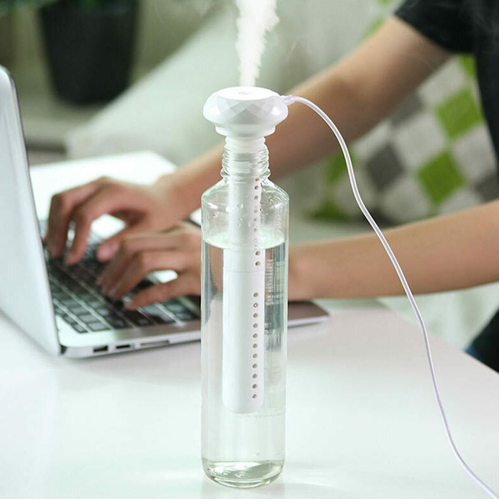Protable Ultrasonic Cool Mist Quiet Travel Mini Car Household Air Humidifier