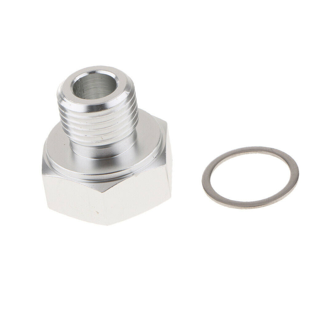 Oil Pressure Sensor Adapter M16X1.5 to 1/8 NPT  Feed Port Gauge Adapter