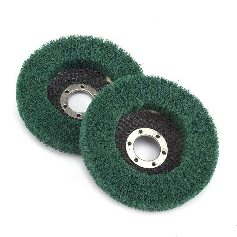 5Pcs Nylon Fiber Flap Wheels Polishing Buffing Wheel Scou Pad Grinding Disc foF8