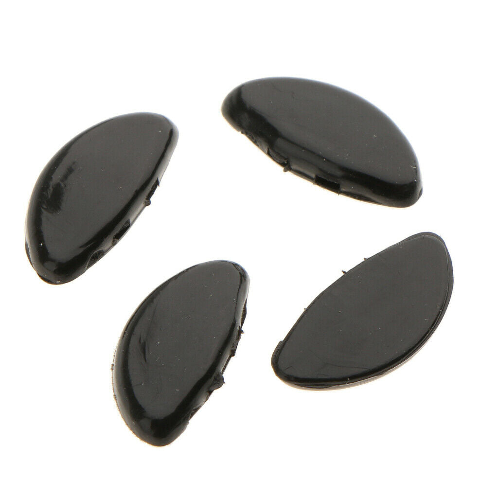 Lot of 50 Pairs Black Clear Push In 100% Soft Silicon Nose Pads Eye Glasses