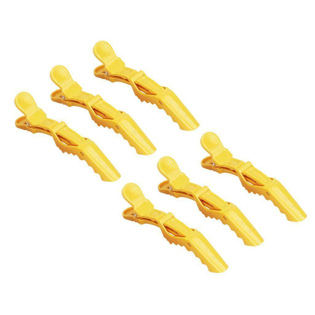 6Pc Styling Clips Thick Hair Hair Styling Curling Cutting Alligator Clips