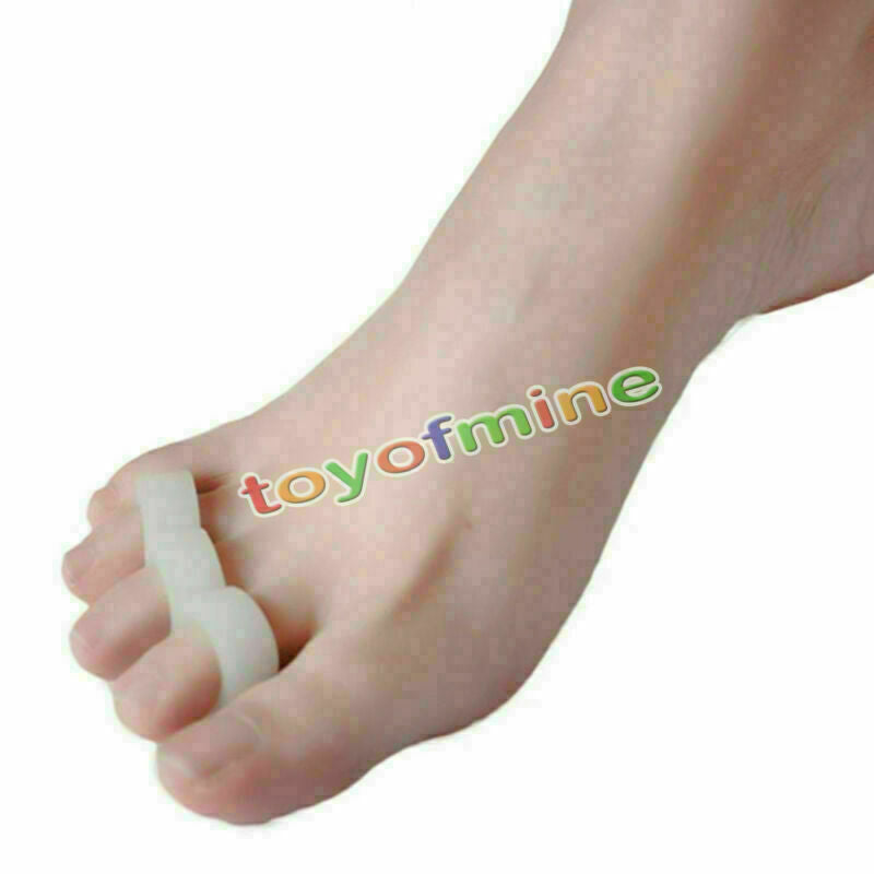 1 Pair Soft Gel Separator Hammer Toe Claw Mallet Straightener Foot Pain Relief