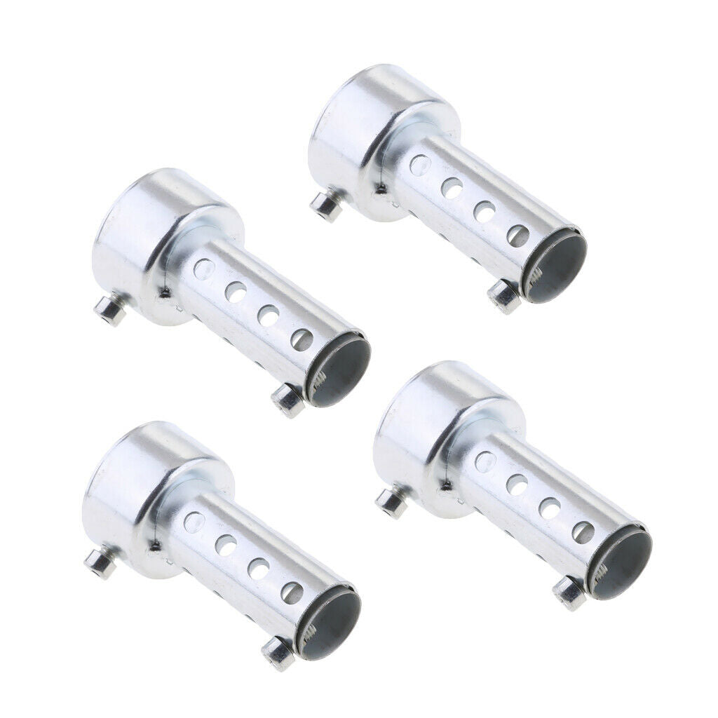 4pcs Universal Exhaust Baffle - 42mm Straight DB  - Noise Reducer