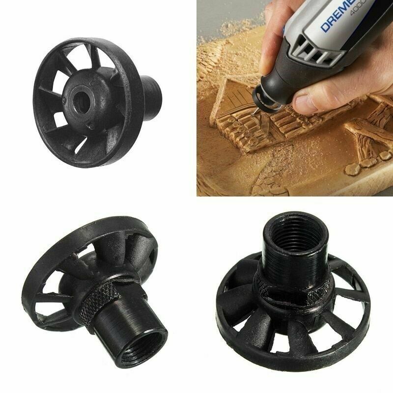 Dust Blower with Thread Electric Grinder Chuck for Dremel Tools Accessories Suit