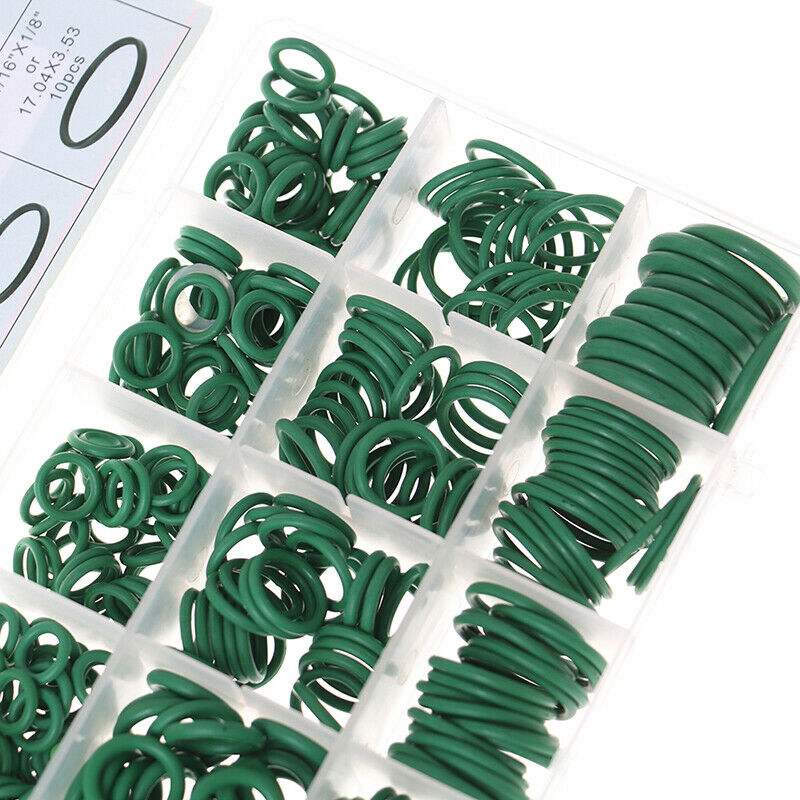 530Pcs Seal O-ring R134a Repair Car Air Conditioning Rubber Sealant Box SetB SJ