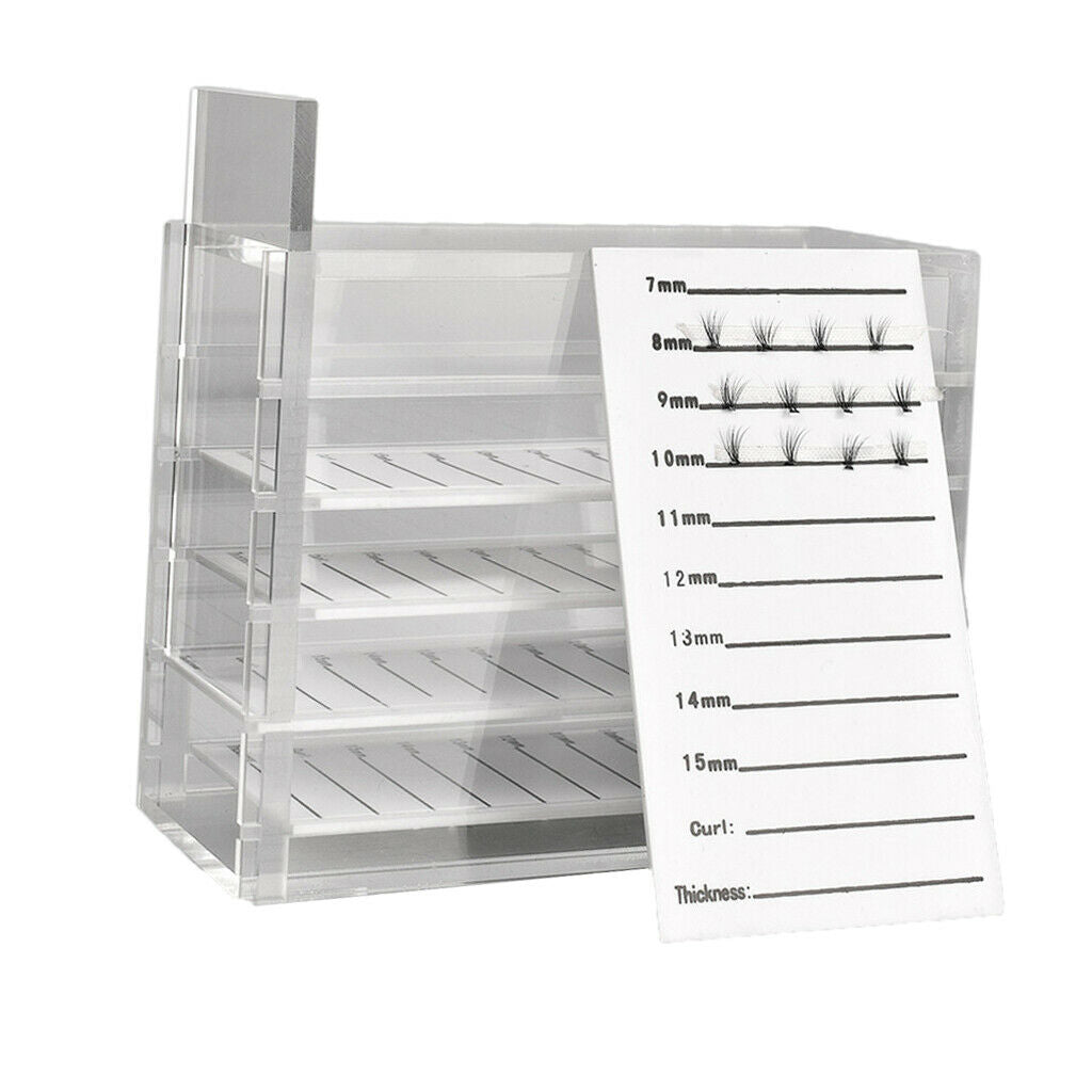 5 Tiers Professional Grafting False Eyelash Organizer Collection Storage Box