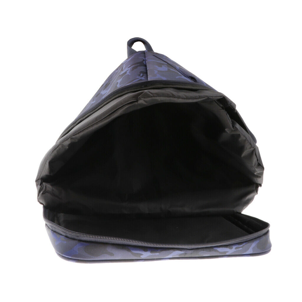 Crystal Singing Pyramid Traveling Carry Bag Case 10inch Blue Camouflage