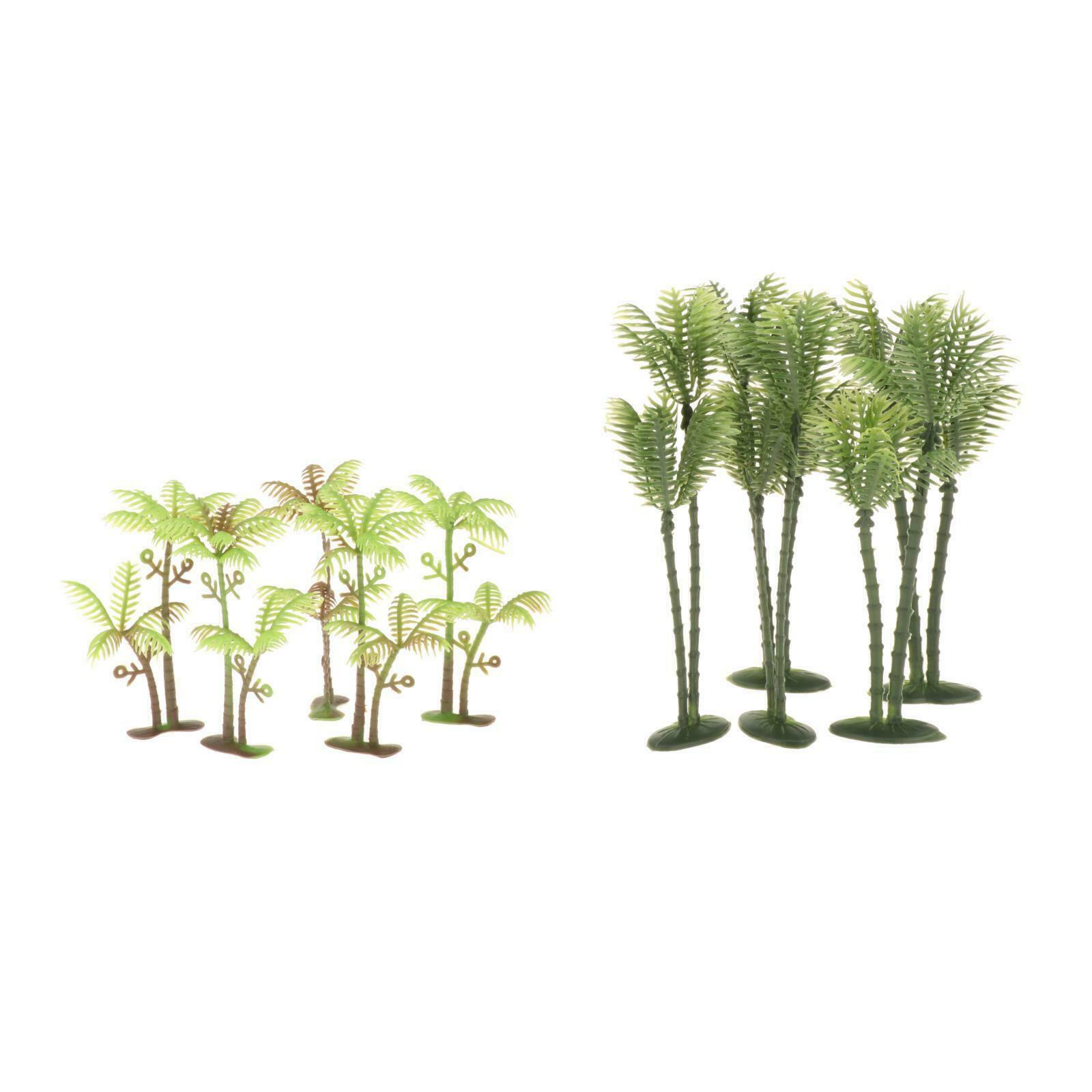 1:75 1:150 DIY Mini Coconut Trees Railway Railroad Scenery Trees Decor