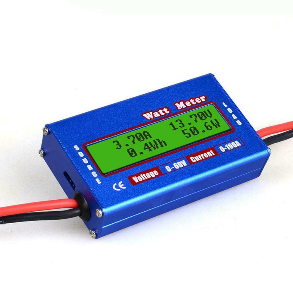 Digital Monitor LCD Watt Meter Ammeter RC Battery Power Amp Analyzer DC 60V/100A